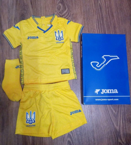 Комплект дитячої футбольної форми Joma збірної України