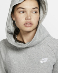 Реглан жіночий Nike Sportswear Essential Women's Funnel-Neck Fleece Pullover Hoodie BV4116-063