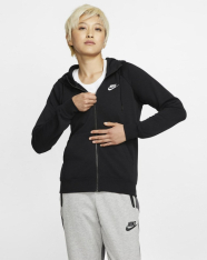 Реглан жіночий Nike Sportswear Essential Women's Full-Zip Fleece Hoodie BV4122-010