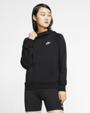 Реглан жіночий Nike Sportswear Essential Women's Funnel-Neck Fleece Pullover Hoodie BV4116-010