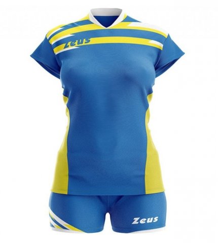 Комплект жіночої волейбольної форми Zeus KIT ITACA DONNA RO/GI Z01002