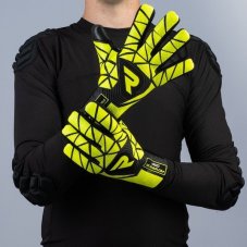 Вратарские перчатки Redline Advance Black Lime RLM43