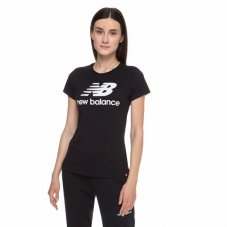Футболка женская New Balance Ess Stacked Logo WT91546BK