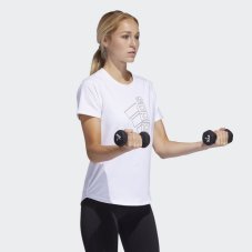 Футболка женская Adidas Badge of Sport Performance FQ1987