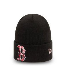 Шапка New Era Camo Boston Red Sox Camo Logo Black Cuff Beanie Hat 60141883