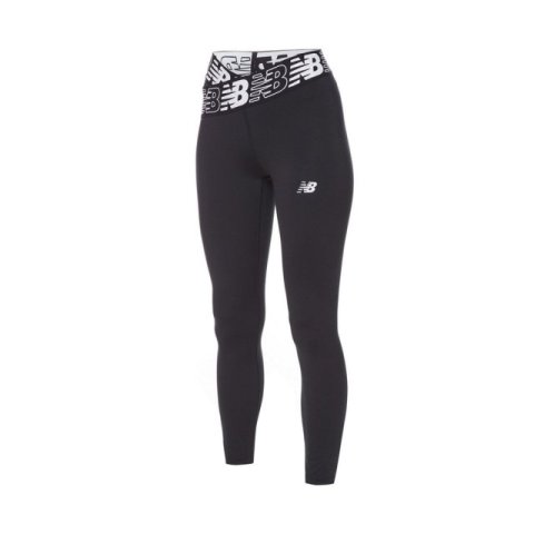 Лосины для бега женские New Balance Relentless Crossover High Rise 7/8 WP21177BK