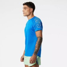Футболка для бега New Balance Printed Fast Flight SS MT21244SB8