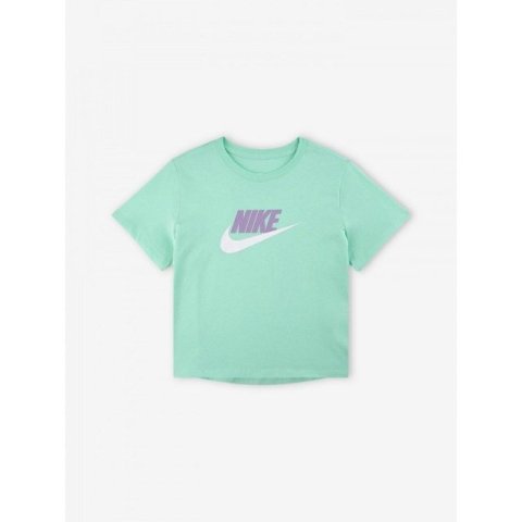 Футболка дитяча Nike Crop Futura Turquoise DA6925-379