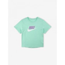 Футболка дитяча Nike Crop Futura Turquoise DA6925-379