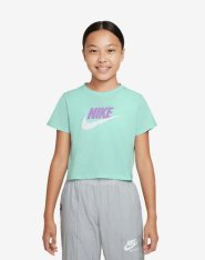 Футболка дитяча Nike Crop Futura Turquoise DA6925-379