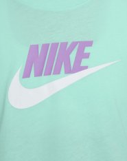 Футболка дитяча Nike Crop Futura Turquoise DA6925-379
