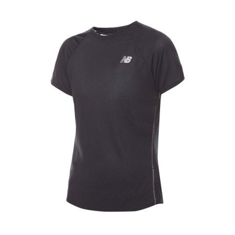 Футболка для бігу жіноча New Balance Impact Run SS WT21262BK