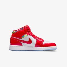 Кеды детские Jordan Air 1 Mid Barcelona Sweater DC7248-600