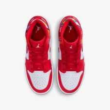 Кеды детские Jordan Air 1 Mid Barcelona Sweater DC7248-600