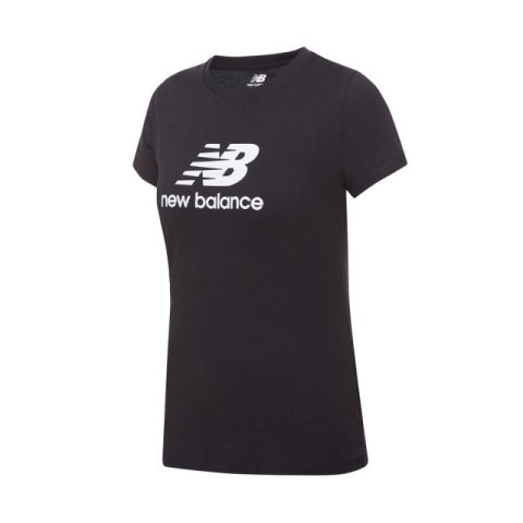 Футболка женская New Balance Essentials Stacked Logo WT31546BK