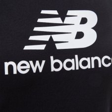 Футболка женская New Balance Essentials Stacked Logo WT31546BK