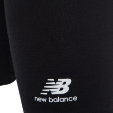 Шорты женские New Balance Essentials Stacked Logo YS31505BK