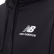 Олімпійка New Balance Essentials Stacked Logo FZ MJ31536BK