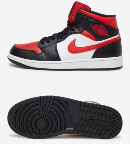 Кеды Jordan 1 Mid 554724-079