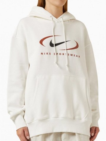 Реглан женский Nike Oversized Fleece FN7698-133