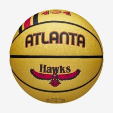 М'яч для баскетболу Wilson NBA TEAM CITY COLLECTOR BSKT ATL HAWKS WZ4003901XB7