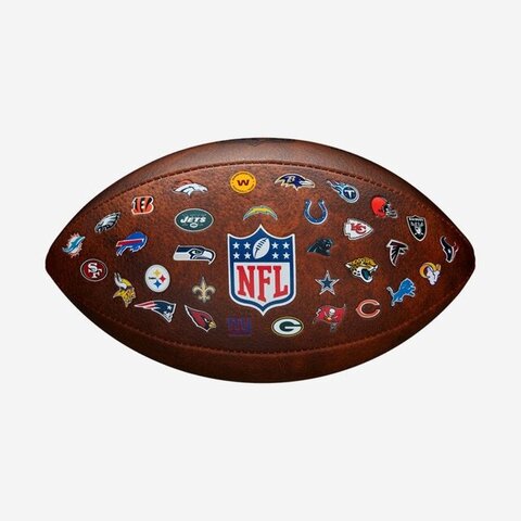 М'яч для американського футболу Wilson NFL OFF Throwback WTF1758XBNF32