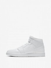 Кеды Jordan 1 Mid White 554724-130