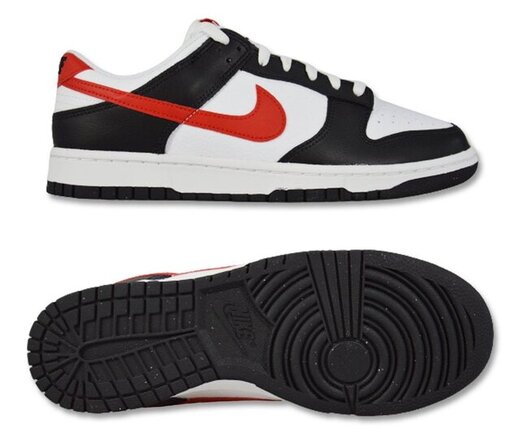 Кеди Nike Dunk Low Red Swoosh Panda FB3354-001