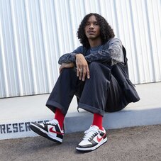 Кеди Nike Dunk Low Red Swoosh Panda FB3354-001