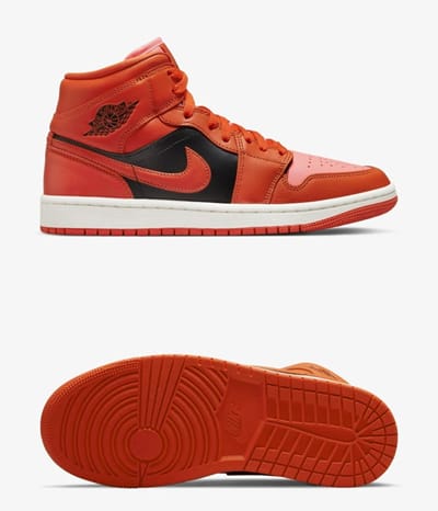 Кросівки Air Jordan 1 Mid "Orange" DM3381-600