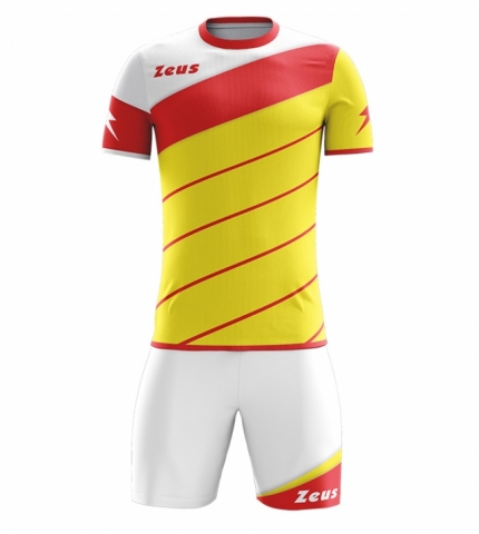 Комплект футбольной формы Zeus KIT LYBRA UOMO GI/RE
